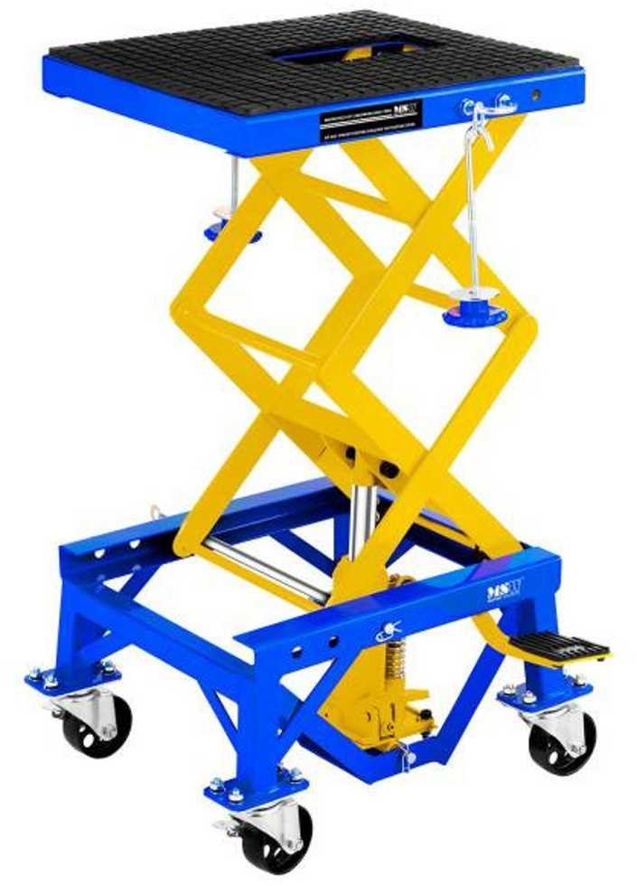 Platforminis liftas mobilus motociklo keltuvas ant ratų motociklams 135kg MSW MHB-135-PRO