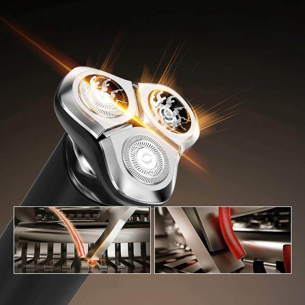 MAXGROOM BS-8012A 3-in-1 Electric Shaver - Juodas