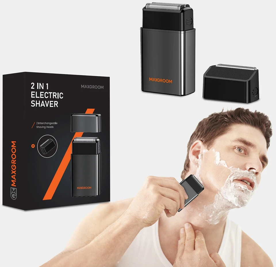 MAXGROOM ZG-F5580 2-in-1 electric shaver - juodas