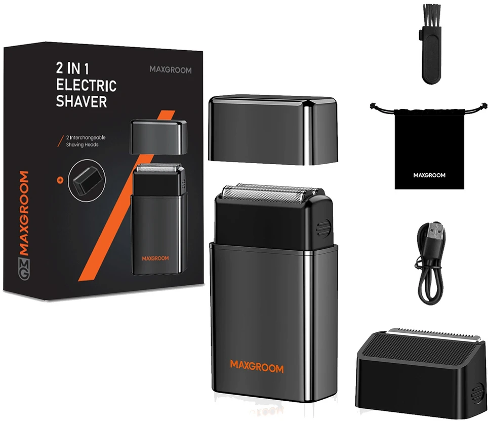 MAXGROOM ZG-F5580 2-in-1 electric shaver - juodas