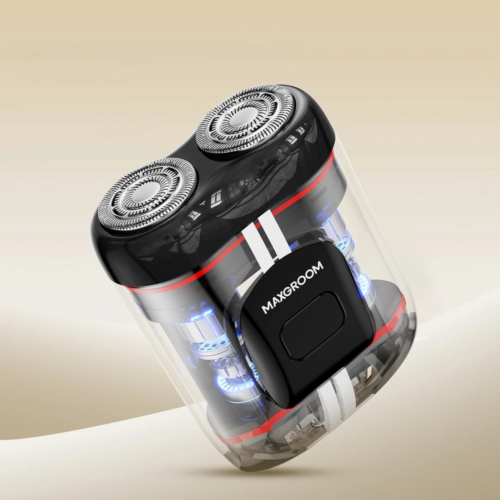 Barzdaskutė MAXGROOM M-501 elektrinis skustuvas – oranžinis