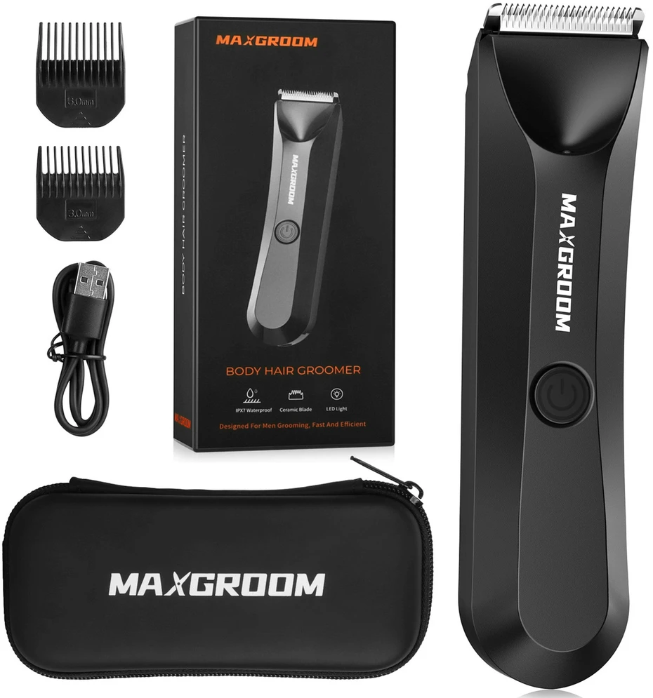 MAXGROOM RFCD-9087 daugiafunkcis kirptuvas su LED apšvietimu – juodas
