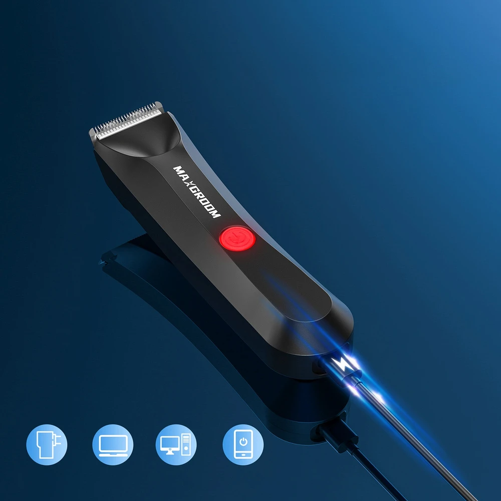 MAXGROOM RFCD-9087 daugiafunkcis kirptuvas su LED apšvietimu – juodas