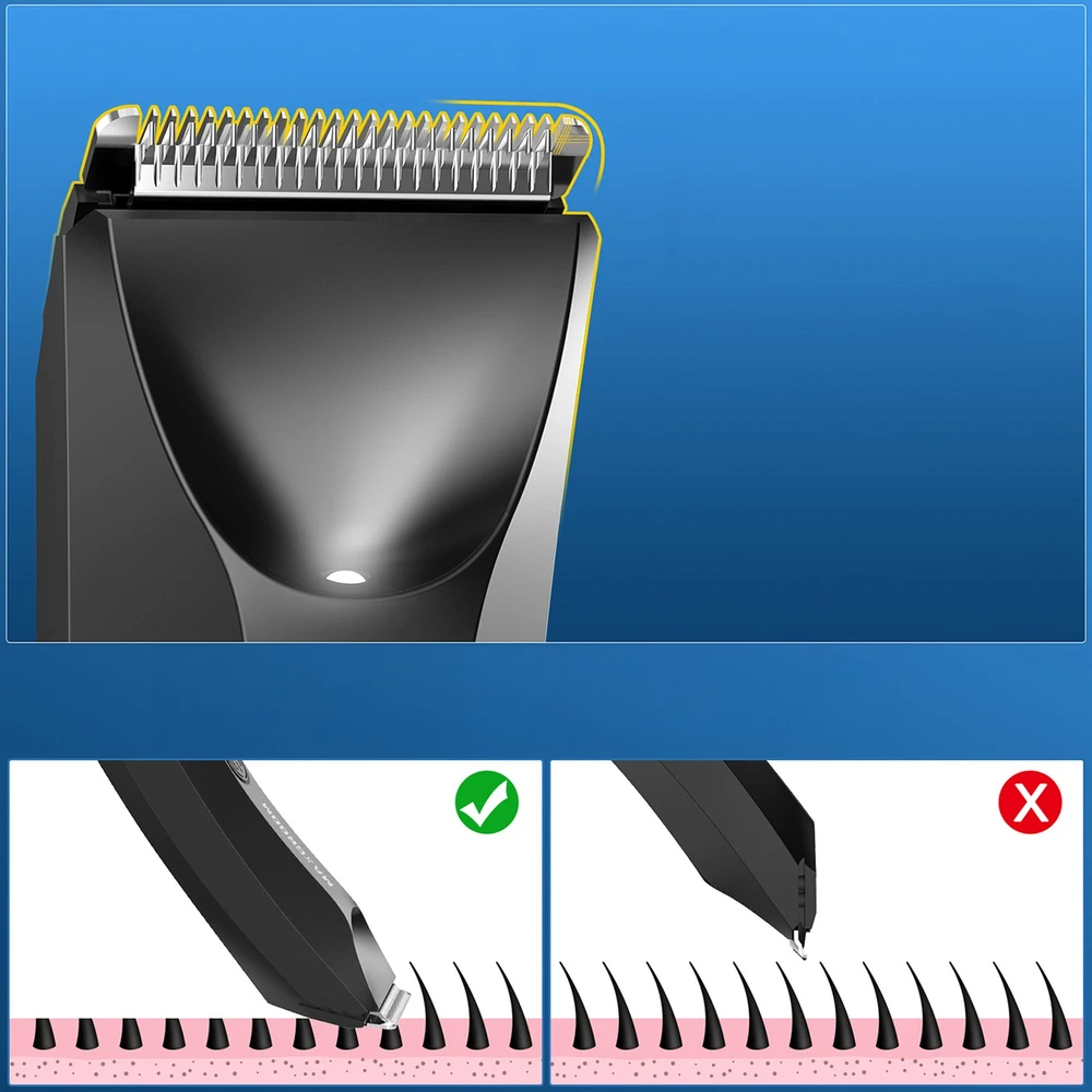 MAXGROOM RFCD-9087 daugiafunkcis kirptuvas su LED apšvietimu – juodas