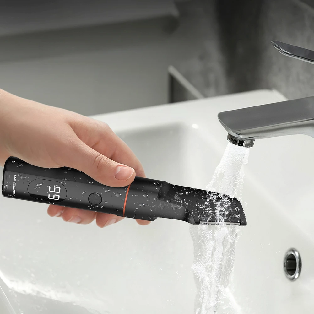 MAXGROOM LK-881 daugiafunkcis kirptuvas su keičiamais antgaliais - juodas