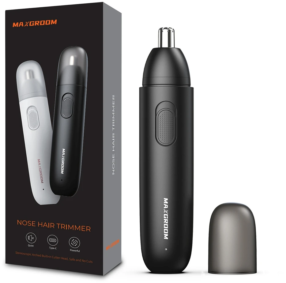 MAXGROOM GT2220A nosies, ausų ir antakių kirptuvas – juodas