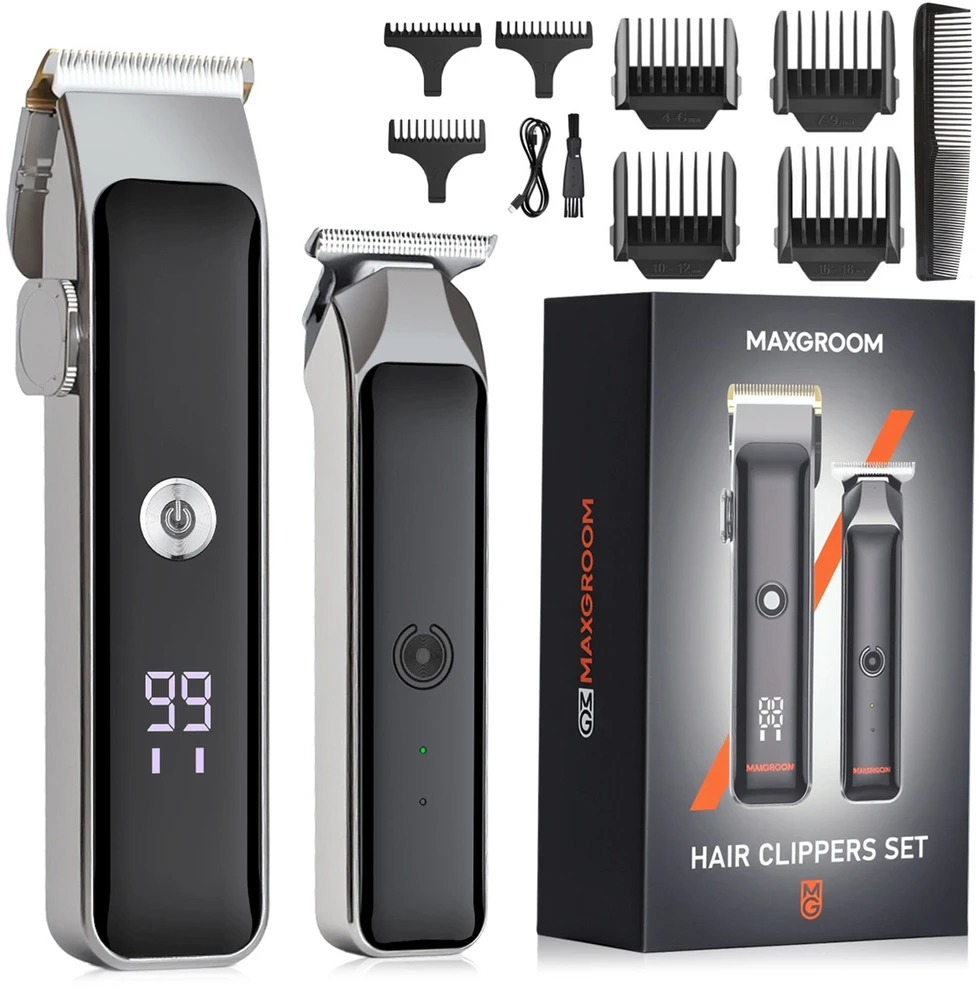 MAXGROOM ZC-F608 plaukų kirpimo mašinėlė su trimeriu - Juodas