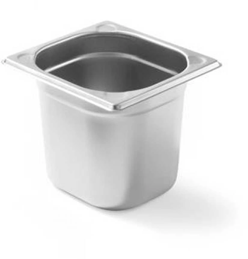 Pojemnik GN 1/6 plieno Kitchen Line aukštis 100 mm - Hendi 806630