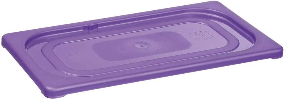 Dangtis HACCP konteineriams alergiškiems žmonėms GN 1/4 - violetinė - HENDI 881736