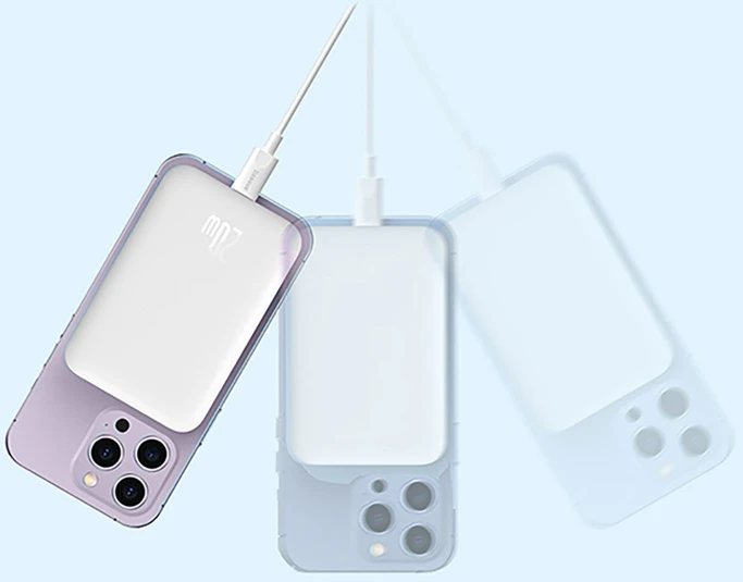 Baseus Airpow 6000 mAh 20W balta