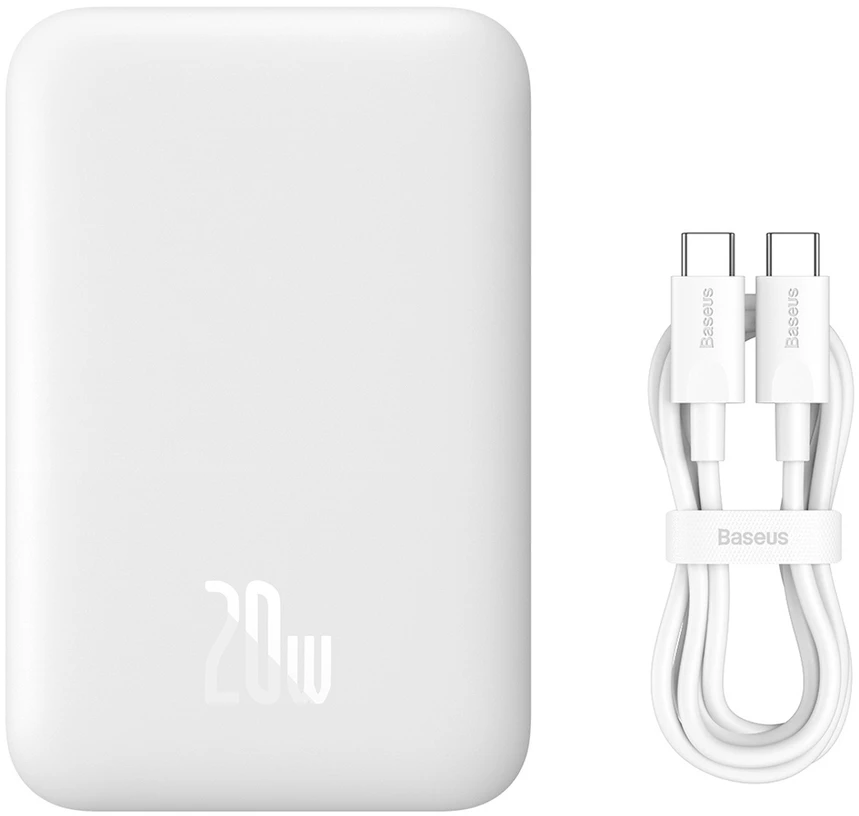 Baseus Airpow 6000 mAh 20W balta