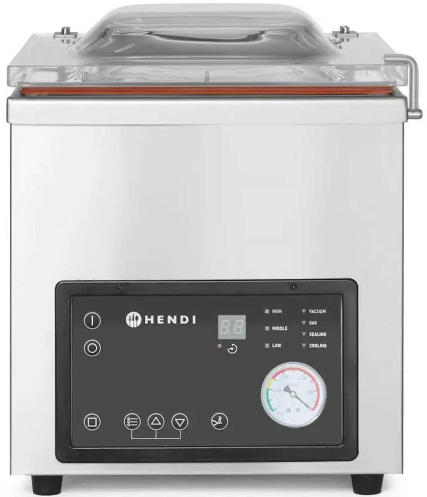 Profi Line kamerinė vakuuminė maisto pakavimo mašina didelėms porcijoms 350mm 750W - Hendi 975275