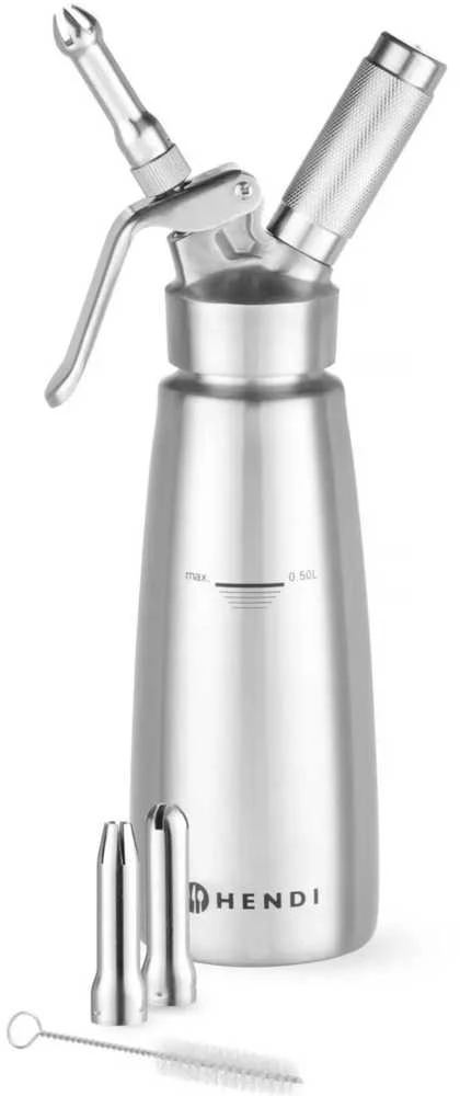 Profi Line plaktos grietinėlės sifonas 0,5l - Hendi 588017