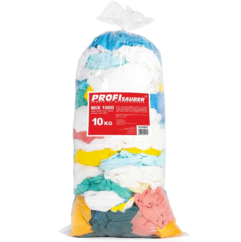 Profi Sauber ProfiSauber neaustinės valymo šluostės įvairių tipų MIX 1000 - 10kg