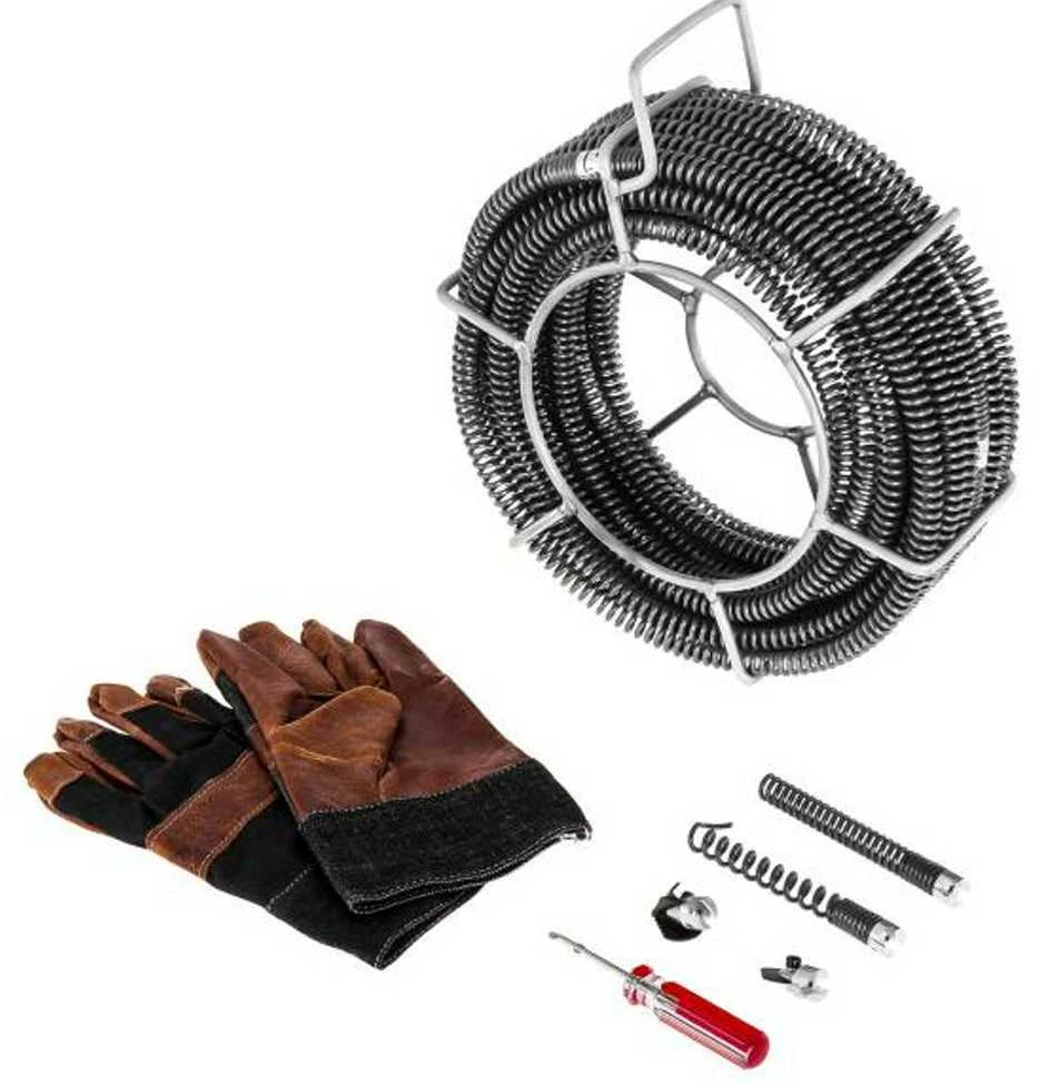 Stūmoklis, atblokatorius, spiralė, elektrinis vamzdžių valiklis, 390W, sk. 30 - 100 mm MSW-DRAIN CLEAN 2.3E