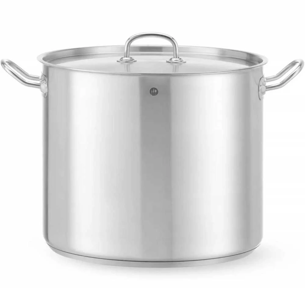 Puodas aukštas Kitchen Line su dangteliu 21 l śr. 320 x 270 h - Hendi 837603