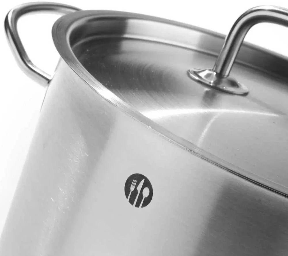 Puodas aukštas Kitchen Line su dangteliu 2,8 l śr. 160 x 140 h - Hendi 837108
