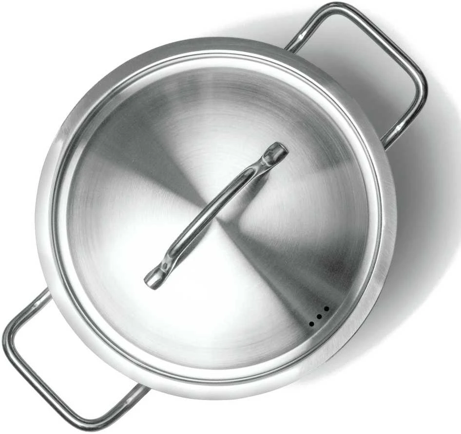 Puodas aukštas Profi Line su dangteliu dno Sandwich 16 l śr. 280 x 260 h - Hendi 832509