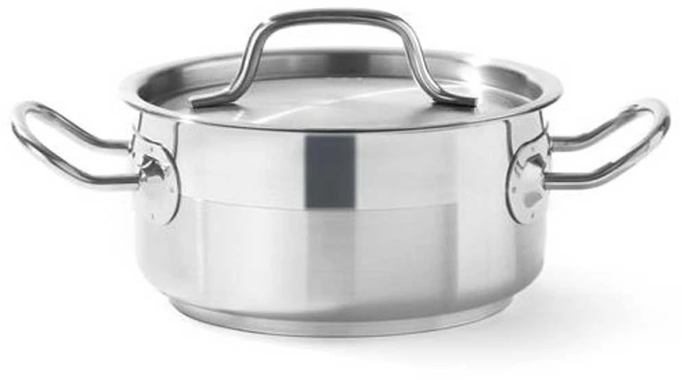 Puodas niski Profi Line su dangteliu 7,5 l śr. 280 x 120 h - Hendi 830505