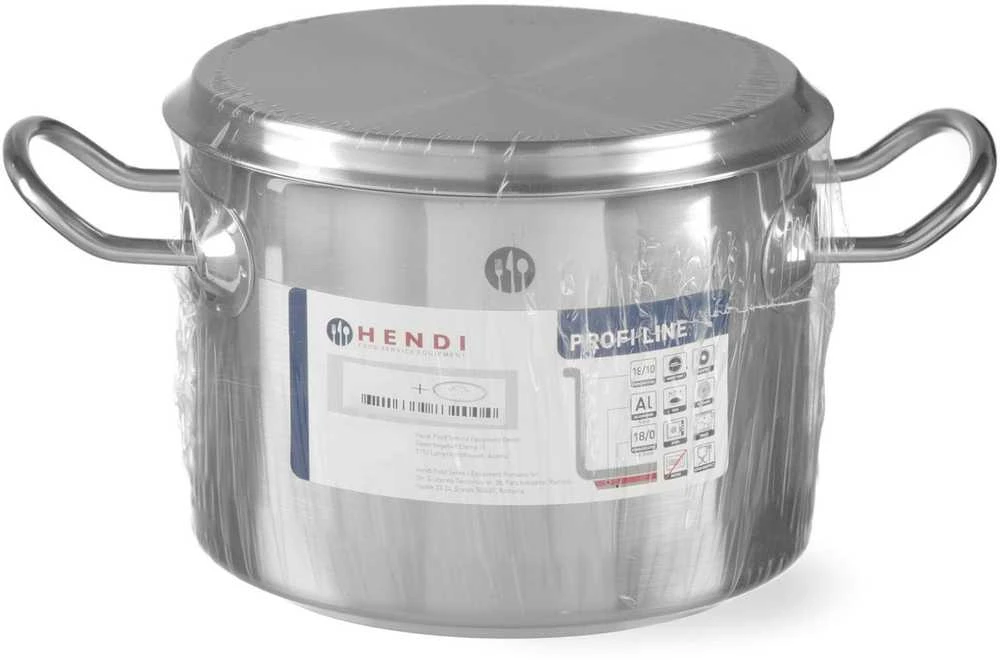 Puodas średni Profi Line su dangteliu 10 l, śr. 280 x 170 h - Hendi 831502