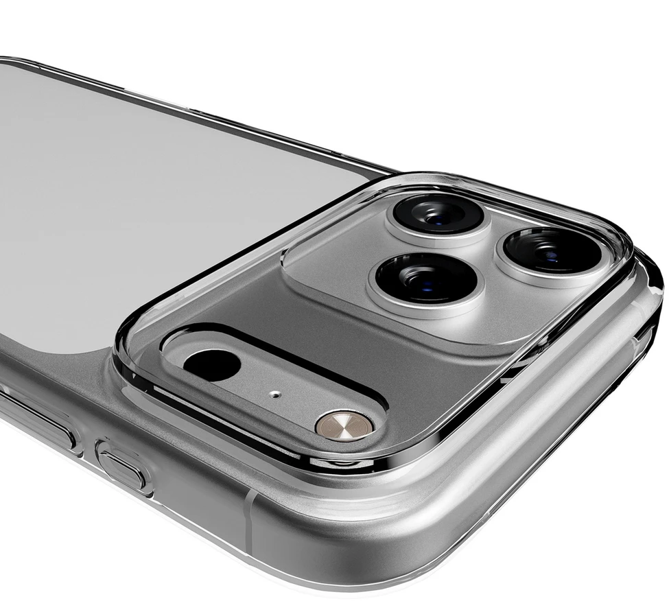 Puro 0.3 Nude Ultra-Slim TPU dėklas skirtas Apple iPhone 17 Pro – skaidrus