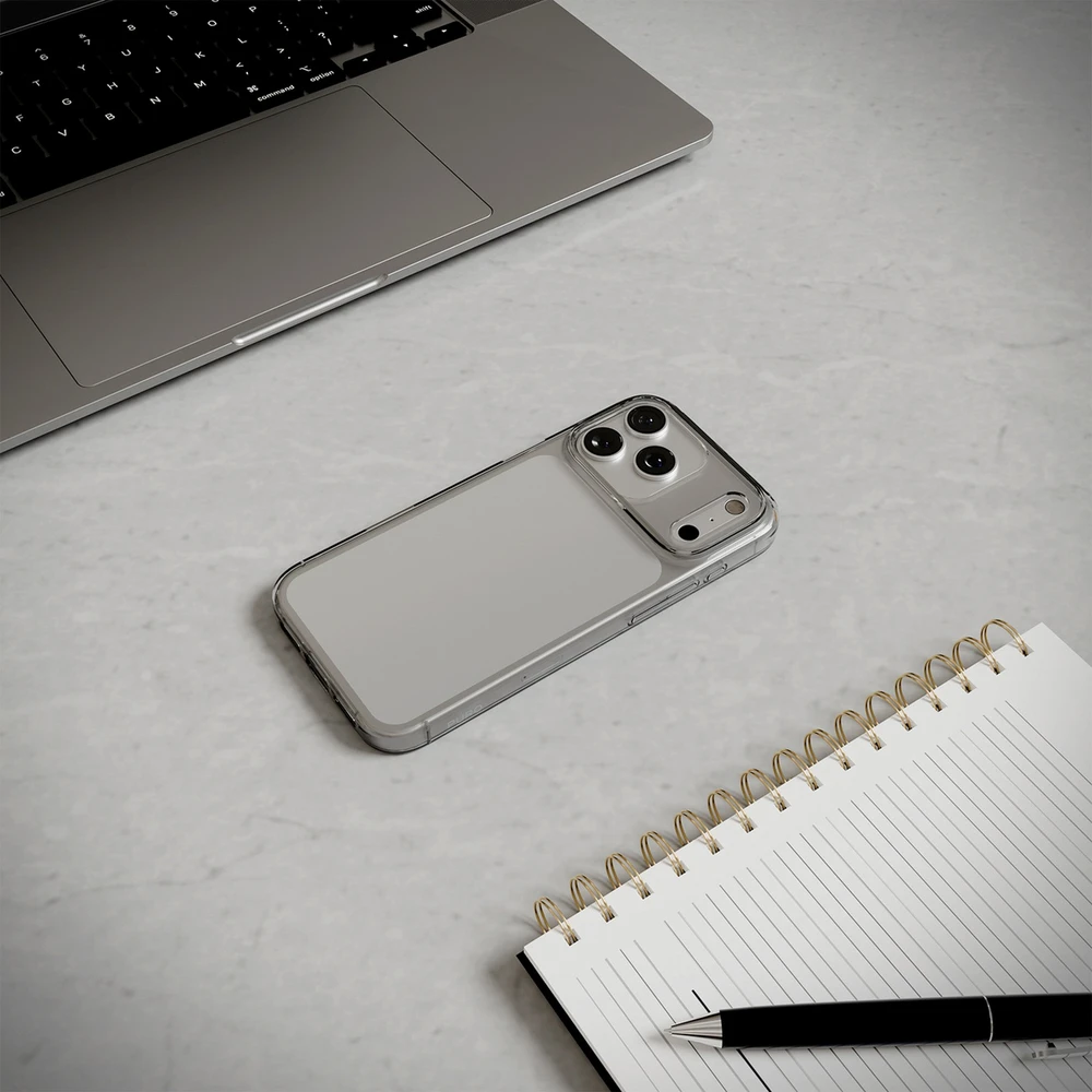 Puro 0.3 Nude Ultra-Slim TPU dėklas skirtas Apple iPhone 17 Pro – skaidrus