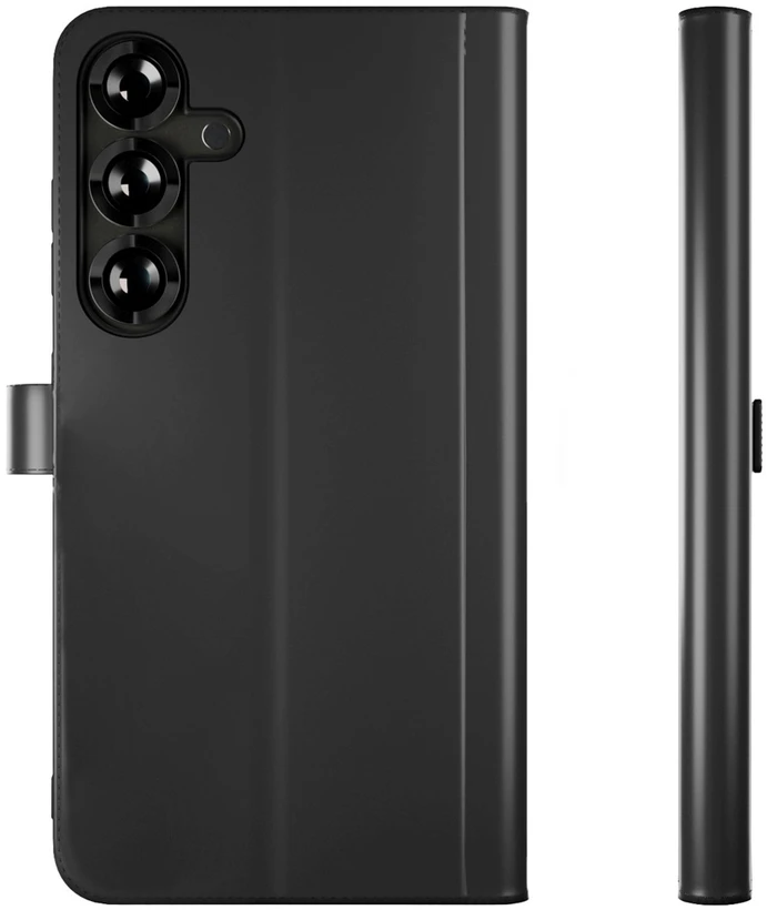 Puro Booklet Samsung Galaxy S25 Plus – dėklas telefonui juodos spalvos