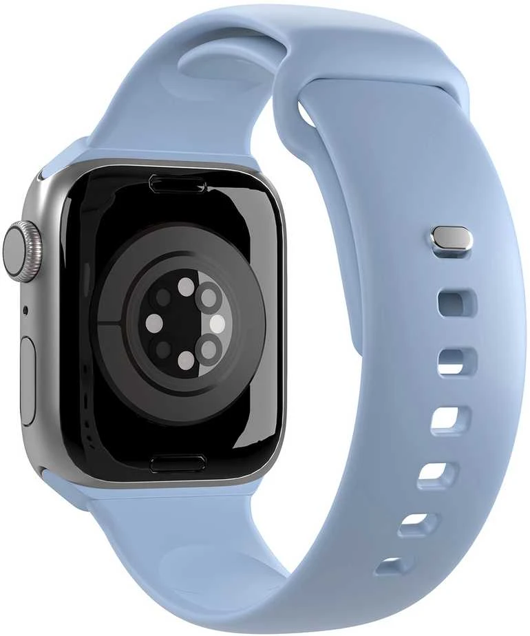 Puro „ICON” silikoninė apyrankė Apple Watch 42–44–45-49mm, light mėlynos spalvos