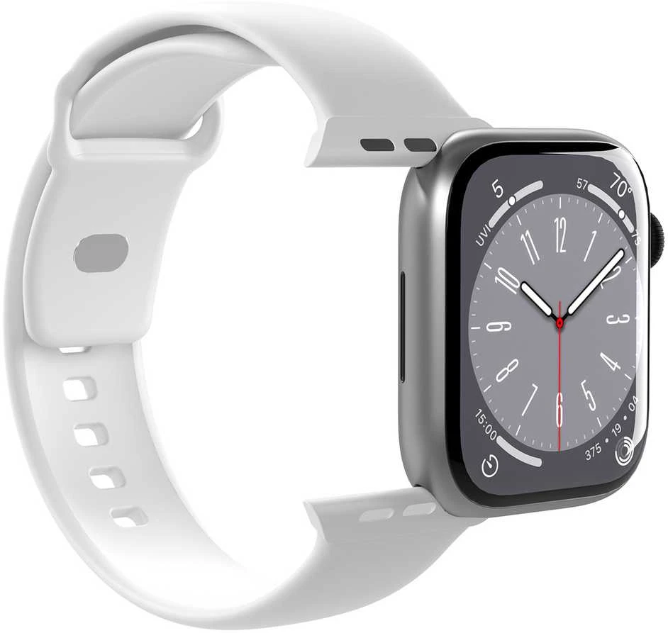 Puro „ICON” silikoninė apyrankė forApple Watch 38–40–41mm, baltos spalvos