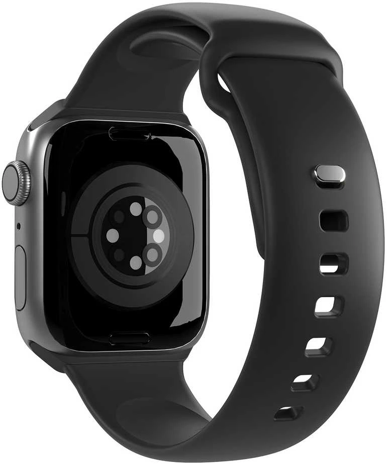 Puro „ICON” silikoninė apyrankė forApple Watch 38–40–41mm, juodos spalvos