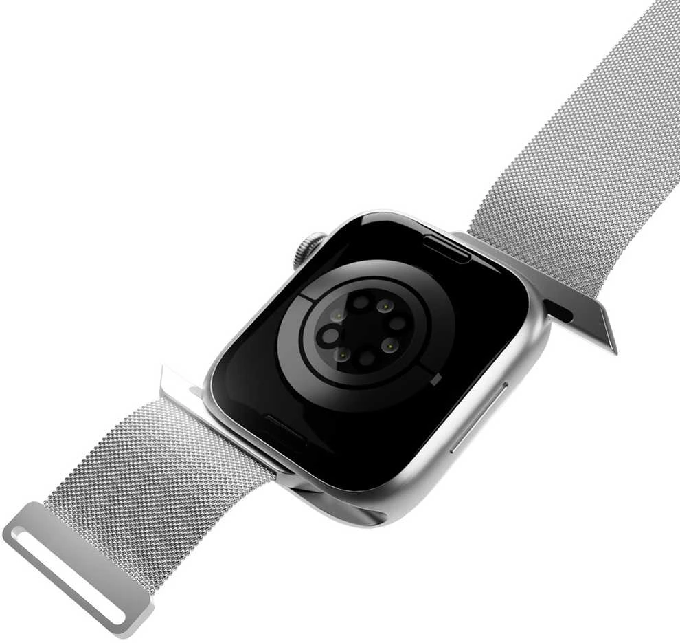Puro ‘MILANESE’ apyrankė Apple Watch 42-44-45-49m, argento