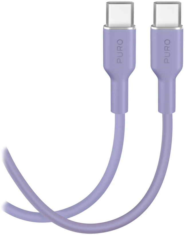Puro ICON USB-C - USB-C Cable 1.5m - Violetinė