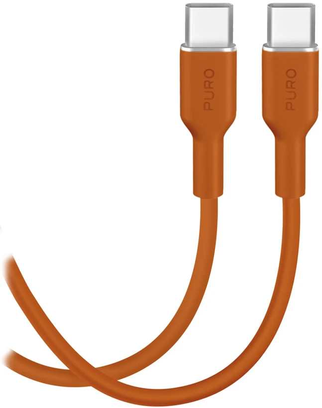 Puro ICON USB-C - USB-C Cable 1.5m - Oranžinis
