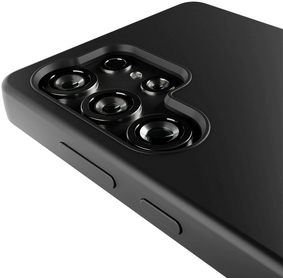 Puro Icon Mag silikoninis dėklas su MagSafe skirtas Samsung Galaxy S25 Ultra – juodos spalvos