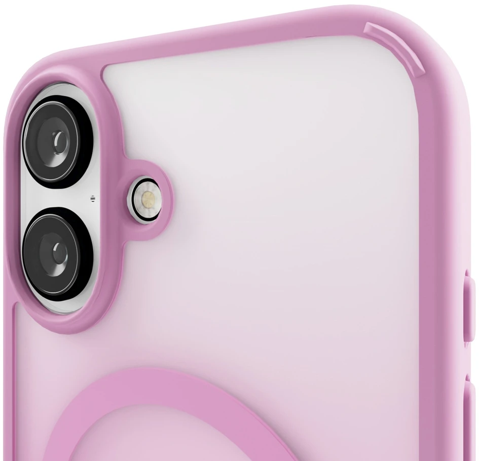 Puro Gradient MagSafe Silikoninis Apple iPhone 16 – dėklas telefonui rožinės spalvos