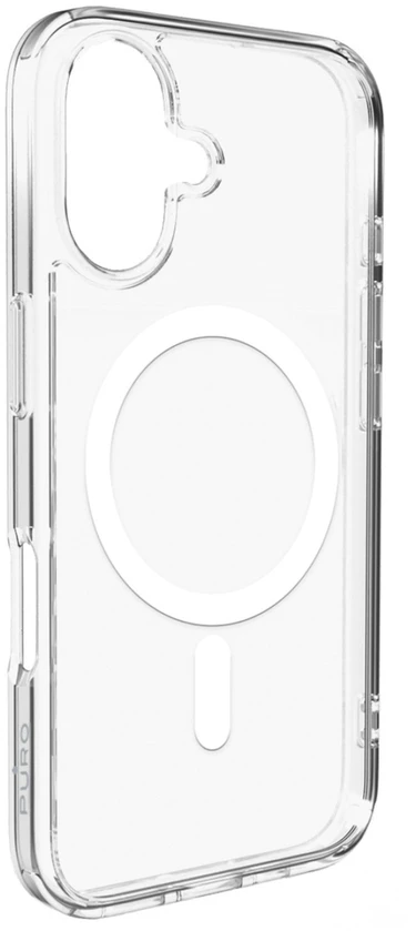 Silikoninis Puro Lite Mag MagSafe Apple iPhone 16 – dėklas telefonui skaidrus