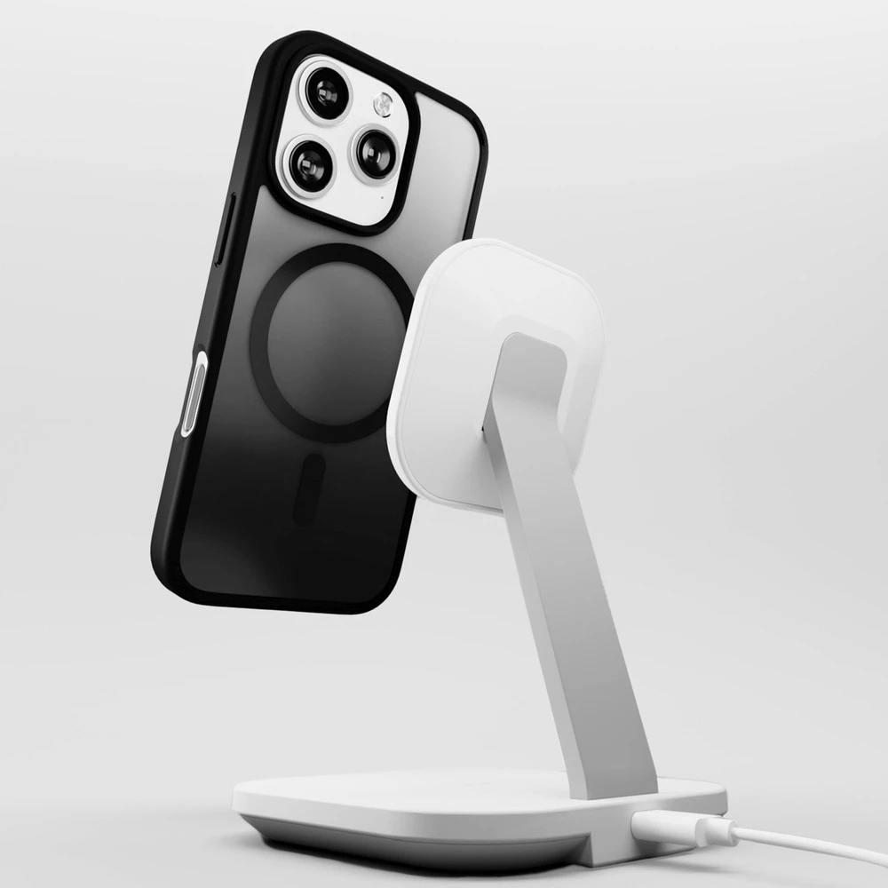 Silikoninis Puro Gradient MagSafe Apple iPhone 16 Pro – dėklas telefonui juodos spalvos