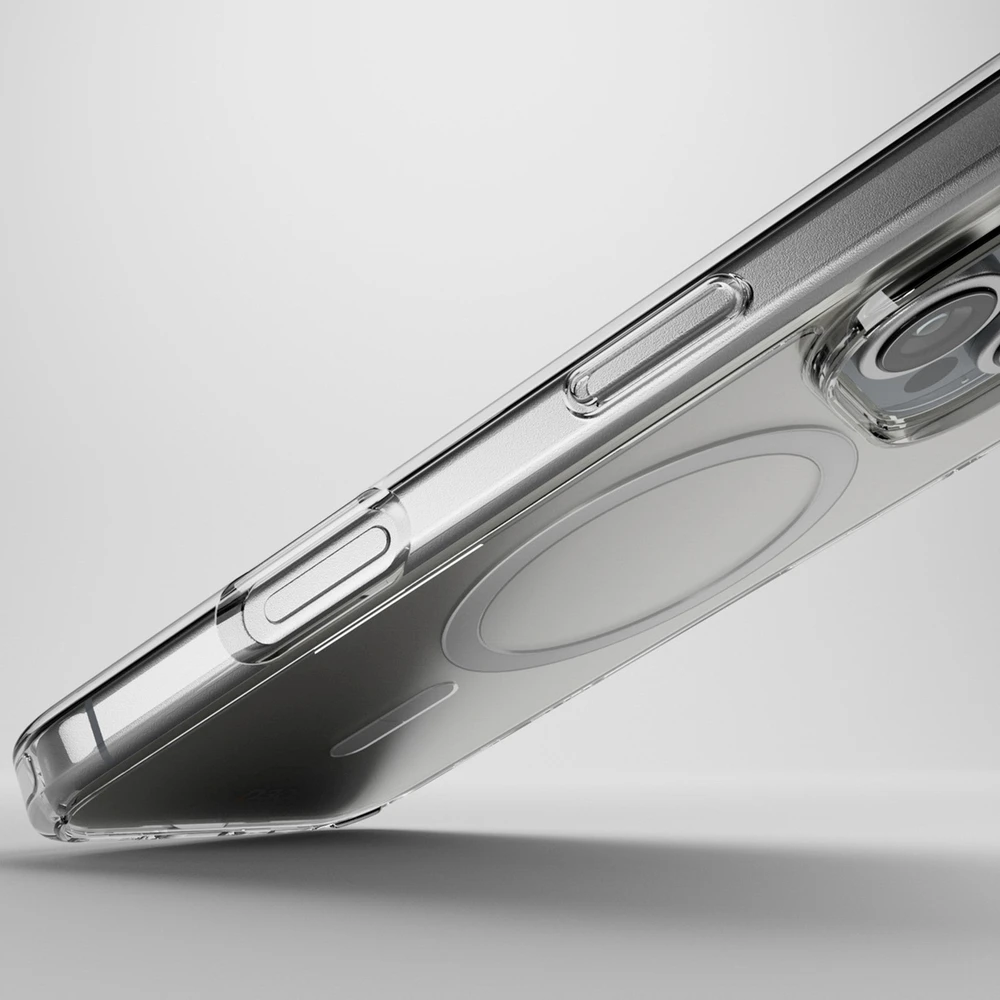Puro Impact dėklas telefonui skaidrus D3O MagSafe Silikoninis Apple iPhone 16 Pro – dėklas telefonui skaidrus