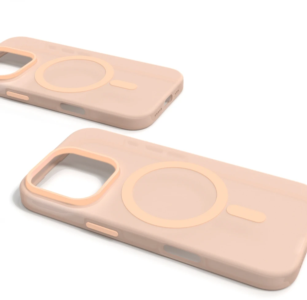 Silikoninis Puro Daylight MagSafe Apple iPhone 16 Pro Max – dėklas telefonui gelsvas