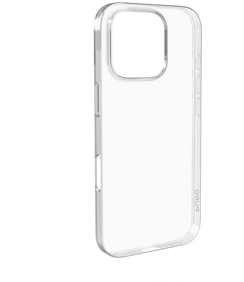 Silikoninis Puro 03 Nude Apple iPhone 16 Pro – dėklas telefonui skaidrus