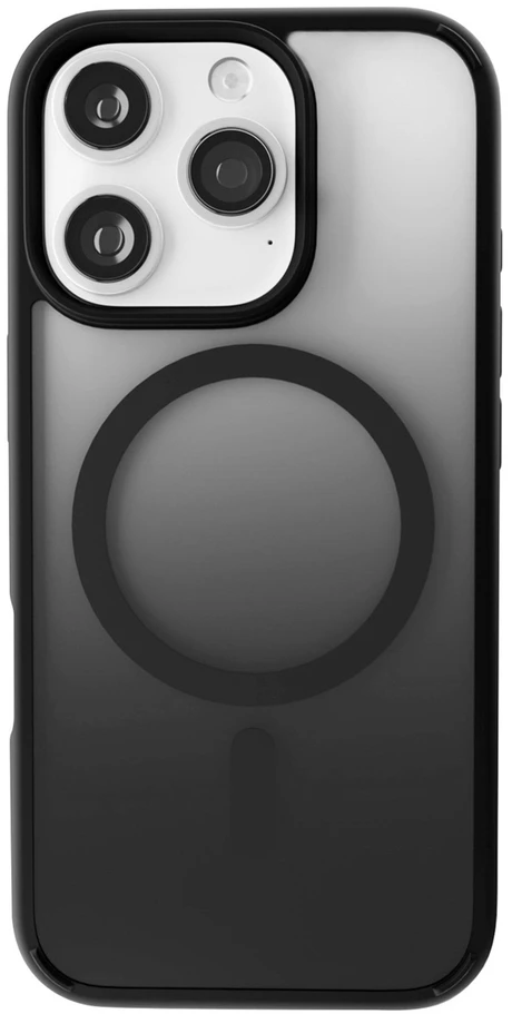 Silikoninis Puro Gradient MagSafe Apple iPhone 16 Pro Max – dėklas telefonui juodos spalvos