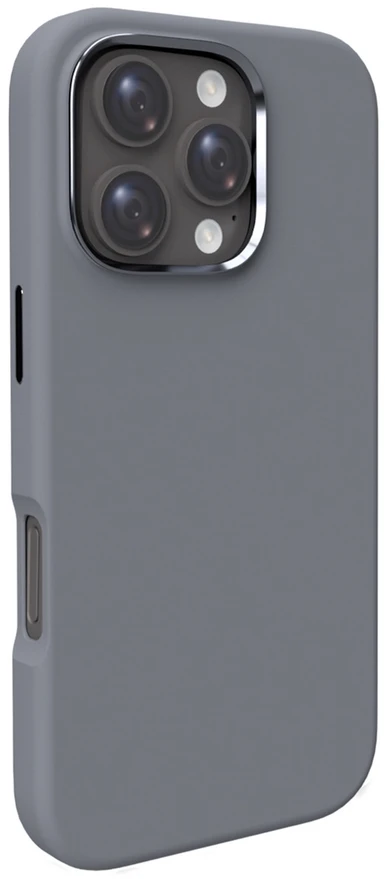 Silikoninis Puro Icon Mag Pro MagSafe Apple iPhone 16 Pro Max – dėklas telefonui pilkos spalvos