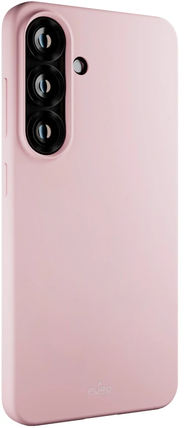 Puro Icon Silicone Samsung Galaxy S25 – dėklas telefonui rožinės spalvos