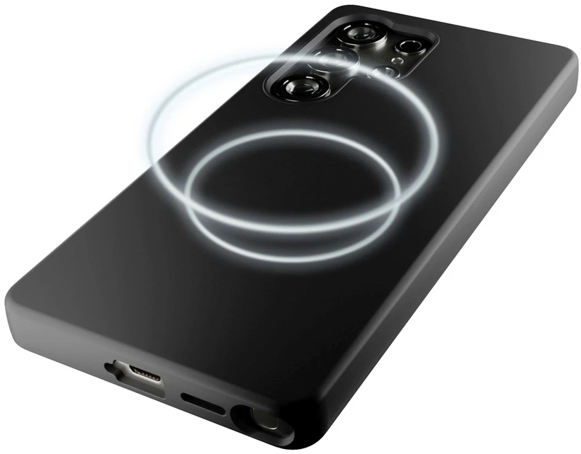 Puro Icon Silicone Samsung Galaxy S25 Ultra – dėklas telefonui juodos spalvos