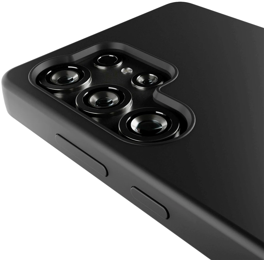 Puro Icon Silicone Samsung Galaxy S25 Ultra – dėklas telefonui juodos spalvos