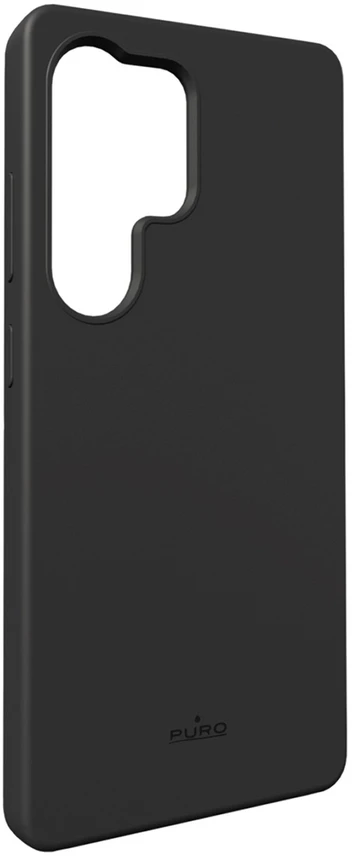 Puro Icon Silicone Samsung Galaxy S25 Ultra – dėklas telefonui juodos spalvos