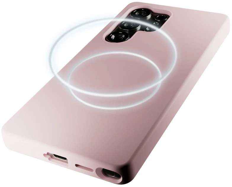 Puro Icon Silicone Samsung Galaxy S25 Ultra – dėklas telefonui rožinės spalvos