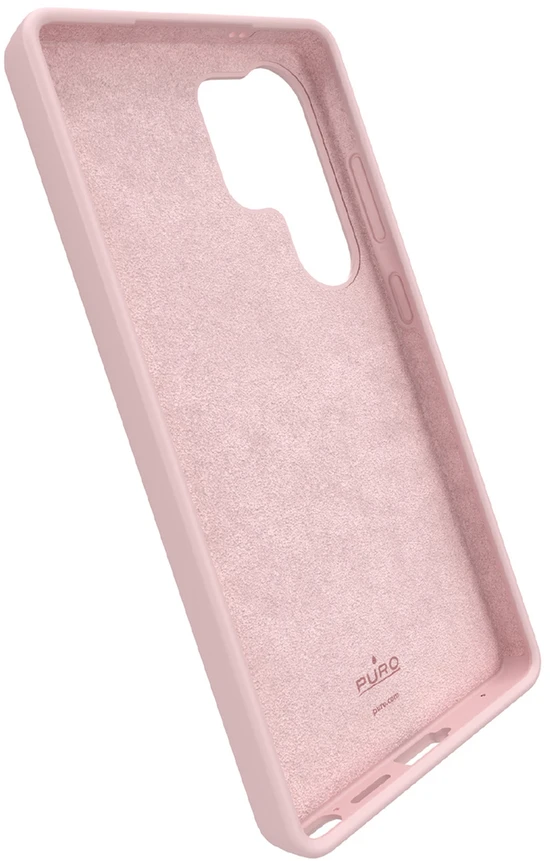 Puro Icon Silicone Samsung Galaxy S25 Ultra – dėklas telefonui rožinės spalvos
