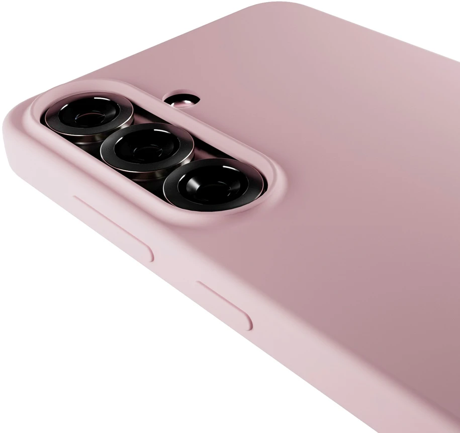 Puro Icon Silicone Samsung Galaxy S25 – dėklas telefonui rožinės spalvos