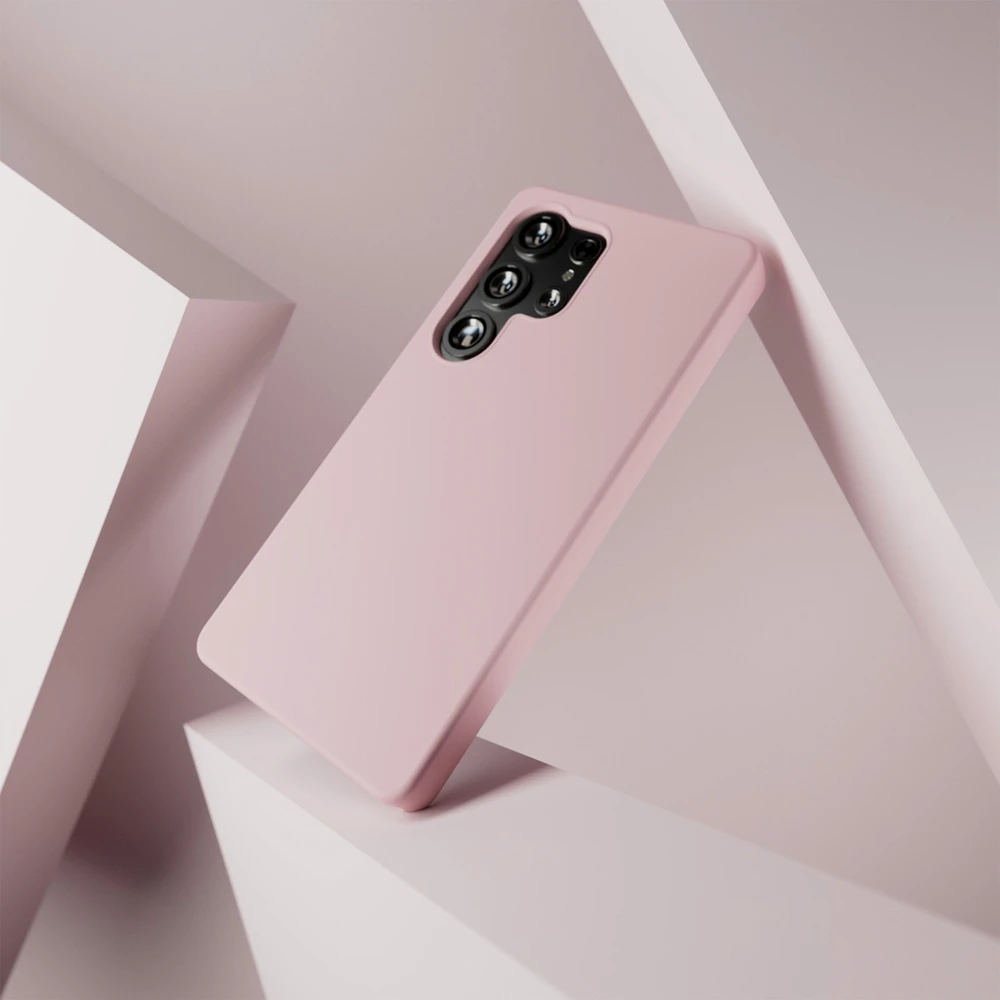 Puro Icon Silicone Samsung Galaxy S25 Ultra – dėklas telefonui rožinės spalvos
